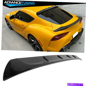 CO GAp[c 20-22g^X[vmk5hؔd@TtB[tl^o Fits 20-22 Toyota Supra MK5 Painted Black ABS Generator Shark Fin Roof Spoiler