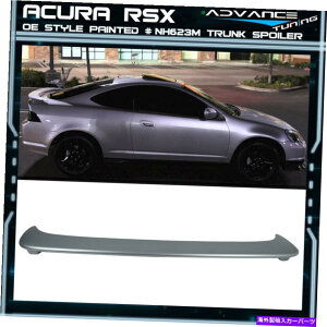�C�O�� �G�A���p�[�c 02-06 RSX DC5 OE�X�^�C���g�����N�X�|�C���[�y�C���g�T�e���V���o�[���^���b�N��NH623M 02-06 RSX DC5 OE Style Trunk Spoiler Painted Satin Silver Metallic #NH623M�y���s�A���i�z
