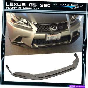 CO GAp[c 13-15 LEXUS GS350 GS450Z_FX|[cSKX^Ctgop[bvPU Fits 13-15 Lexus GS350 GS450 Sedan F Sport SK Style Front Bumper Lip PU