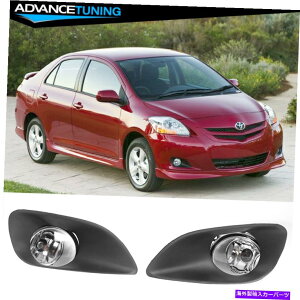 CO GAp[c K06-08g^XZ_tgop[NAtHOCghCo[q Fits 06-08 Toyota Yaris Sedan Front Bumper Clear Fog Lights Driver Passenger