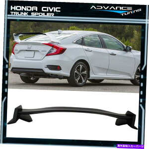 �C�O�� �G�A���p�[�c �t�B�b�g16-21�z���_�V�r�b�N10th x�Z�_��4DR�^�C�vR���h���g�����N�X�|�C���[�E�B���OABS Fits 16-21 Honda Civic 10th X Sedan 4Dr Type-R Unpainted Trunk Spoiler Wing ABS