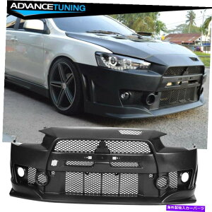 CO GAp[c tBbg08-15OHT[FQ FQ440X^Ctgop[Jo[ϊ-PP Fits 08-15 Mitsubishi Lancer FQ FQ440 Style Front Bumper Cover Conversion - PP