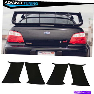 CO GAp[c K02-07XoCvbTWRX STI 4PCgNX|C[EBOX^rCU[T|[g Fits 02-07 Subaru Impreza WRX STI 4PC Trunk Spoiler Wing Stabilizer Support