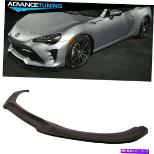 CO GAp[c 17-20g^86 FT86 FRS GTX^CPUhubNtgop[bv Fits 17-20 Toyota 86 FT86 FRS GT Style PU Unpainted Black Front Bumper Lip