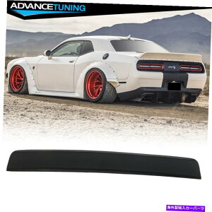 �C�O�� �G�A���p�[�c �t�B�b�g15-22�_�b�W�`�������W���[�C�R���_�b�N�r���g�����N�E�B���O�X�|�C���[���h���u���b�N Fits 15-22 Dodge Challenger Ikon Duckbill Trunk Wing Spoiler Unpainted Black