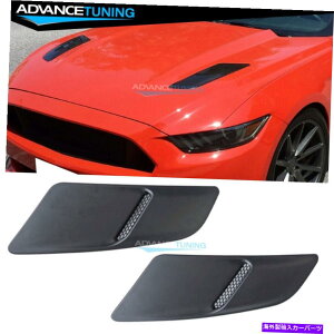CO GAp[c 15-17̃tH[h}X^OGT OEX^Ctgt[hXN[vq[gGLXuCT[gxg For 15-17 Ford Mustang GT OE Style Front Hood Scoop Heat Extractor Insert Vent