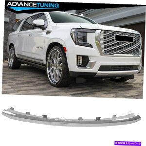 CO GAp[c K2021-2022 GMC[R4hANtgop[XLbhv[gیZ Fits 2021-2022 GMC Yukon 4-Door Chrome Front Bumper Skid Plate Protective Armor