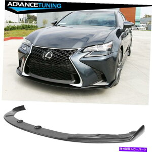 CO GAp[c 16-19NTXGSN\X^Ctgop[bvX|C[hPP Fits 16-19 Lexus GS Lexon Style Front Bumper Lip Spoiler Unpainted PP