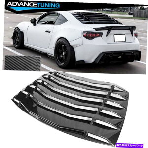 CO GAp[c 13-20 SCION FRS BRZ TOYOTA 86AEBhE[o[xg - J[{t@Co[vg Fits 13-20 Scion FRS BRZ Toyota 86 Rear Window Louver Vent - Carbon Fiber Print