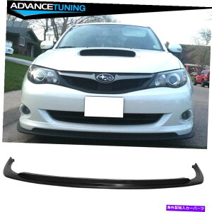 CO GAp[c K08-10XoCvbTWRXv~ACSX^CPUtgop[bvX|C[ Fits 08-10 Subaru Impreza WRX Premium CS Style PU Front Bumper Lip Spoiler