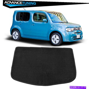 CO GAp[c tBbg09-14YL[u4DRubNiCAgNJ[tA}bg1PC Fits 09-14 Nissan Cube 4Dr Black Nylon Rear Trunk Car Floor Mats 1Pc