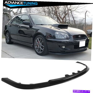 CO GAp[c K04-05XoCvbT4DRhtgop[bvX|C[STIX^CPP Fits 04-05 Subaru Impreza 4Dr Unpainted Front Bumper Lip Spoiler STI Style PP