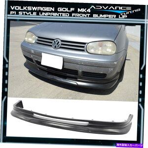�C�O�� �G�A���p�[�c �t�B�b�g99-04�t�H���N�X���[�Q��VW�S���tMK4 MKIV P1�X�^�C��PU�t�����g�o���p�[���b�v���h�� Fits 99-04 Volkswagen VW Golf Mk4 MKIV P1 Style PU Front Bumper Lip Unpainted