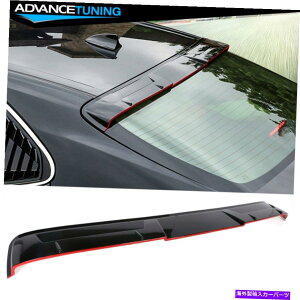 CO GAp[c tBbg18-22g^JV2X^CA[tl^oOXubNbhbvAu Fits 18-22 Toyota Camry V2 Style Rear Roof Spoiler Gloss Black & Red lip ABS