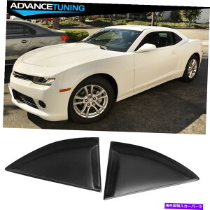 �C�O�� �G�A���p�[�c �t�B�b�g10-15�V�{���[�J�}��XE���A�E�B���h�E���[�o�[�X�N�[�v�x���gPP���h�� Fits 10-15 Chevy Camaro XE Rear Window Louvers Scoops Vents PP Unpainted