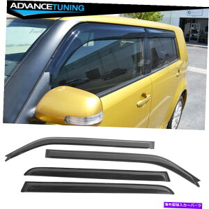 CO GAp[c tBbg08-15TCIXBS4hAXANEBhEoCU[TCK[h4PCS Fits 08-15 Scion xB Wagon 4-Door Slim Acrylic Window Visors Sun Rain Guard 4PCS