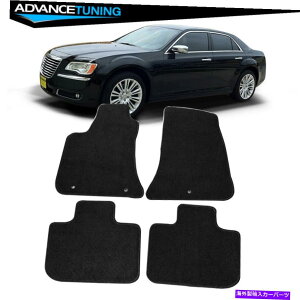 CO GAp[c tBbg11-17 AWDNCX[300Z_OEJ[tA}bgtgAubNiC Fits 11-17 AWD Chrysler 300 Sedan OE Car Floor Mats Front Rear Black Nylon