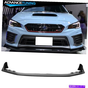 �C�O�� �G�A���p�[�c �t�B�b�g15-17�X�o��WRX STI S208�X�^�C��PU���h���t�����g�o���p�[���b�v�`���X�|�C���[ Fits 15-17 Subaru WRX STI S208 Style PU Unpainted Front Bumper Lip Chin Spoiler