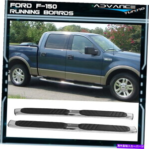 CO GAp[c tBbg04-14 FORD F150N[LuOEX^C5 "ȉ~`̃TChXebvi[to[jO{[h Fits 04-14 Ford F150 Crew Cab OE Style 5" Oval Side Step Nerf Bar Running Boards
