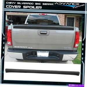 CO GAp[c 07-13V{[Vo[hVGe[Q[g[fBOEBOX|C[PPgbvLbvveN^[ 07-13 Chevy Silverado Sierra Tailgate Molding Wing Spoiler PP Top Cap Prote