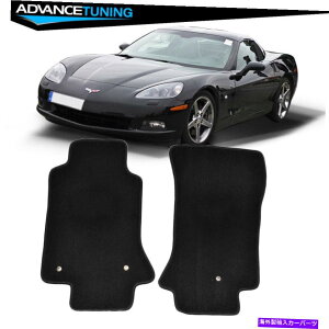 CO GAp[c tBbg05-13RxbgC6N[yOEtBbggJ[tA}bgtgubNiC Fits 05-13 Corvette C6 Coupe OE Fitment Car Floor Mats Front Black Nylon