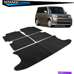 CO GAp[c tBbg04-07TCIXBZ_OEJ[tA}bgtgAiCubN Fits 04-07 Scion xB Sedan OE Car Floor Mats Front & Rear Nylon Black
