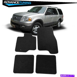 CO GAp[c tBbg03-10Z_OEtBbggJ[tA}bgtgAubNiC Fits 03-10 Expedition Sedan OE Fitment Car Floor Mats Front & Rear Black Nylon