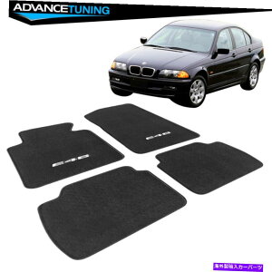 CO GAp[c 99-06 BMW M3 E46S3V[YOEtgAiCJ[tA}bg Fits 99-06 BMW M3 E46 Logo 3-Series OE Front & Rear Nylon Car Floor Mats
