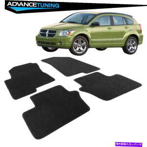 CO GAp[c tBbg07-12_bWLo[Z_OEtBbggJ[tA}bgtgAubNiC Fits 07-12 Dodge Caliber Sedan OE Fitment Car Floor Mats Front&Rear Black Nylon