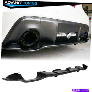 CO GAp[c 13-20g^86TCIFRSXoucABSAop[fBt[U[bvX|C[ Fits 13-20 Toyota 86 Scion FRS Subaru BRZ ABS Rear Bumper Diffuser Lip Spoiler