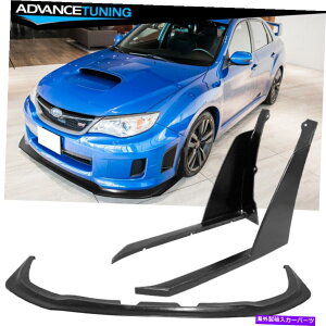 CO GAp[c tBbg11-14XoWRX STItgop[bv +tgEBObgIKON V6 STYLE-PU Fits 11-14 Subaru WRX STI Front Bumper Lip + Front Winglets IKON V6 Style-PU