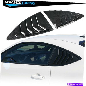 CO GAp[c 13-20 SCION FRS BRZg^86EBhE[o[NH[^[ABSJ[{t@Co[vg Fits 13-20 Scion FRS BRZ Toyota 86 Window Louver Quarter ABS Carbon Fiber Print