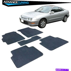 海外製 エアロパーツ フィット94-01アキュラインテグラセダンフロアマットカーペットフロント&リアグレーナイロン5pc Fits 94-01 Acura Integra Sedan Floor Mats Carpet Front & Rear Gray Nylon 5PC