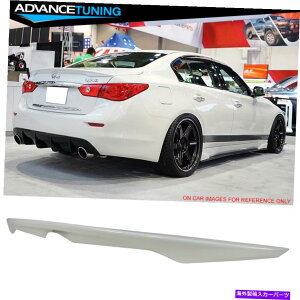 �C�O�� �G�A���p�[�c �t�B�b�g14-22�C���t�B�j�e�BQ50�H��h��#QAA���[�����C�g�z���C�g�p�[���g�����N�X�|�C���[ Fits 14-22 Infiniti Q50 Factory Painted #QAA Moonlight White Pearl Trunk Spoiler�y���s�A���i�z