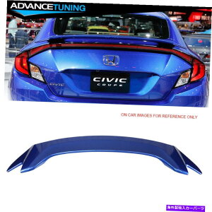 CO GAp[c tBbg16-20VrbNN[ygNX|C[OEMyCgB593MG[Qu[^bN Fits 16-20 Civic Coupe Trunk Spoiler OEM Painted #B593M Aegean Blue Metallic