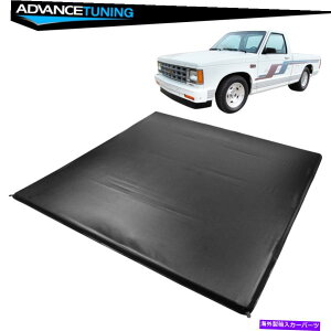 CO GAp[c 82-93V{[S10 GMC S15 6tB[ggbNxbhNAbh4{w/ led\tggm[Jo[ Fits 82-93 Chevy S10 GMC S15 6FT Truck Bed Quad 4 Fold W/ LED Soft Tonneau Cover