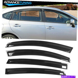 CO GAp[c 12-16XoCvbT13-17 xv crosstrek slimANEBhEoCU[4pcs Fits 12-16 Subaru Impreza & 13-17 XV Crosstrek Slim Acrylic Window Visors 4PCS