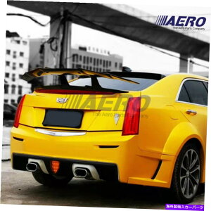 CO GAp[c GTX^CJ[{t@Co[gNX|C[EBO14-19LfbNATSZ_GA GT Style Carbon Fiber Trunk Spoiler Wing for 14-19 Cadillac ATS Sedan AERO
