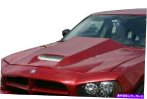 海外製 エアロパーツ 06-10ダッジチャージャーカウル4 "ラムエア機能熱抽出器フード1PCボディキット 06-10 Dodge Charger Cowl 4" Ram Air Functional Heat Extractor Hood 1pc Body Kit