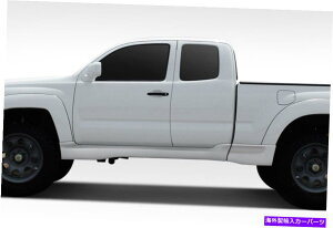 CO GAp[c 05-10̃g^^R}GNXefbhLuBT-1TChXJ[gbJ[pl4 PC 112337 FOR 05-10 Toyota Tacoma Extended Cab BT-1 Side Skirt Rocker Panels 4 pc 112337