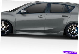 CO GAp[c 10-13}c_3 OEMbNTChXJ[g2PC 114341 FOR 10-13 Mazda 3 OEM Look Side Skirts 2PC 114341