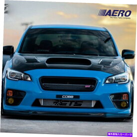 海外製 エアロパーツ VRS RAM AIRスタイルカーボンファイバーフード15-19 SUBARU WRX STI -AERO- VRS Ram Air Style Carbon Fiber Hood for 15-19 Subaru WRX STI - AERO -