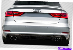 CO GAp[c 13-16̃AEfBA3J[{t@Co[RS3bNAfBt[U[115673 FOR 13-16 Audi A3 Carbon Fiber RS3 Look Rear Diffuser 115673