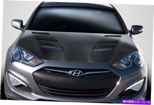 CO GAp[c 13-16̃q_CWFlVXN[y2DRJ[{t@Co[hebNAM-St[h112951 FOR 13-16 Hyundai Genesis Coupe 2DR Carbon Fiber DriTech AM-S Hood 112951