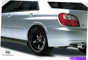 CO GAp[c 02-07CvbTWRX STI 4DR STIbNAtF_[tA4PC 115335 FOR 02-07 Impreza WRX STI 4DR STI Look Rear Fender Flares 4PC 115335
