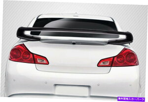 �C�O�� �G�A���p�[�c 07-13�C���t�B�j�e�BG�Z�_��G25 G35 G37�J�[�{���t�@�C�o�[�G���[�g���A�E�B���O115544 FOR 07-13 Infiniti G Sedan G25 G35 G37 Carbon Fiber Elite Rear Wing 115544�y���s�A���i�z