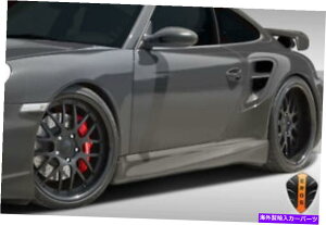 CO GAp[c 05-12̃|VF997 991 C4 C4S TURBOEROSo[W1TChXJ[g2PC 107837 FOR 05-12 Porsche 997 991 C4 C4S Turbo Eros Version 1 Side Skirts 2pc 107837