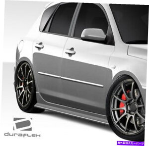 CO GAp[c 04-09}c_3 XX|[cTChXJ[gbJ[pl2PC 107762 FOR 04-09 Mazda 3 X-Sport Side Skirts Rocker Panels 2pc 107762