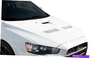 海外製 エアロパーツ 08-15ランサー/ランサーエボリューション10 evo xルックフード106958 FOR 08-15 Lancer/Lancer Evolution 10 Evo X Look Hood 106958