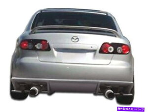 CO GAp[c 03-08}c_6 4DR@Aop[103305 FOR 03-08 Mazda 6 4DR Bomber Rear Bumper 103305